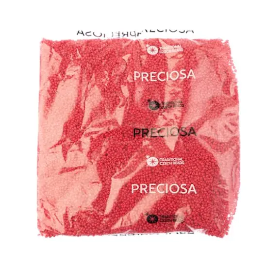 John Bead Terra Intensive 11/0 Czech Glass Seed Beads, 250g Red Matte {3}