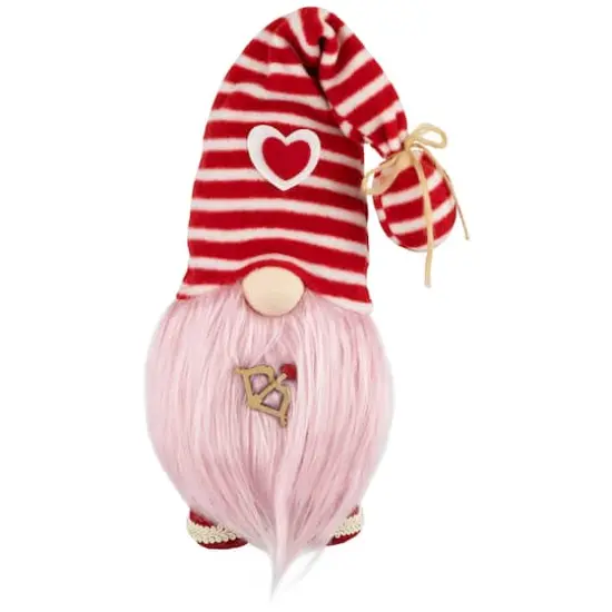 19" Pink Plush Bow & Arrow Valentine's Day Gnome {1}
