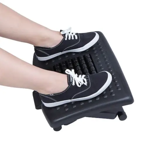Mind Reader Adjustable Height Massaging Foot Rest {3}