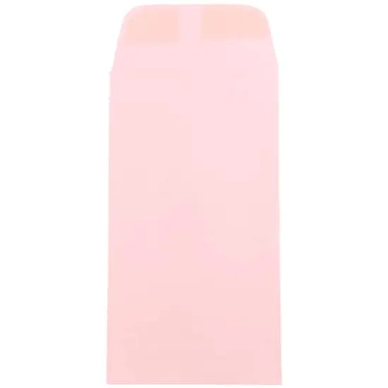 JAM Paper 3.5" x 6.5"Baby Pink Pastel Coin Business Envelopes, 50ct. {3}