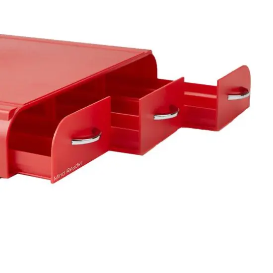 Mind Reader Red 36 Capacity Single Serve Coffee Pod Holder Drawer {6}