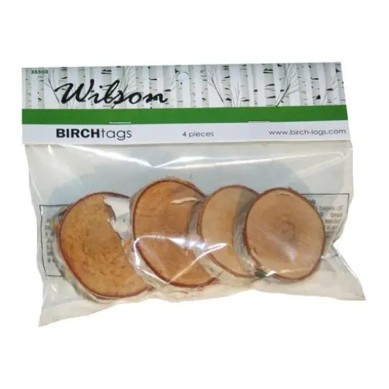 Wilson&reg; Enterprises 6 Pack Birch Tags {1}