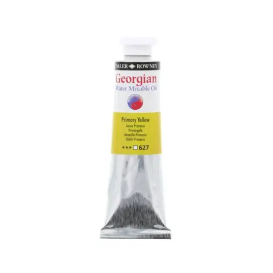 Daler-Rowney® Georgian Water Mixable Oil Paint, 37mL 627 Primary Yellow {1}