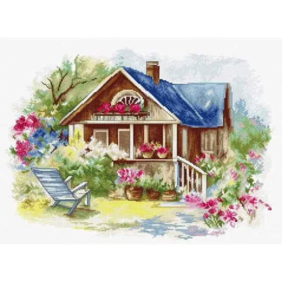 Luca-s Outdoor Veranda Counted Cross Stitch Kit {1}