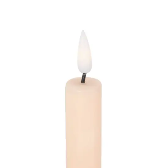 10" Flameless Wax Candles with Remote Control, 6ct. Pink {6}