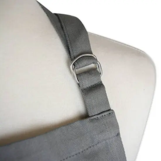 DII&reg; Chino Chef Apron Gray {10}