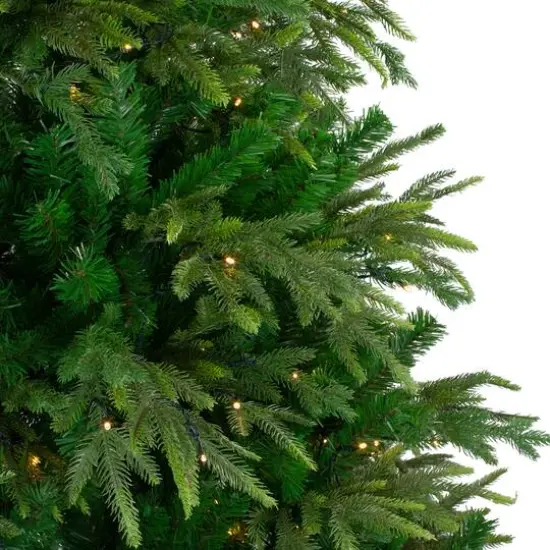 7.5ft. Pre-Lit Roosevelt Fir Artificial Christmas Tree, Warm White LED Lights {5}
