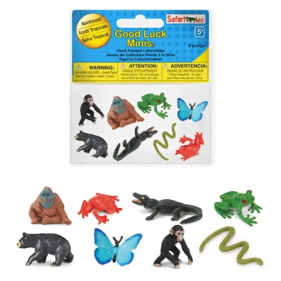 Safari Ltd&reg; Good Luck Minis&reg; Rainforest Fun Pack {3}