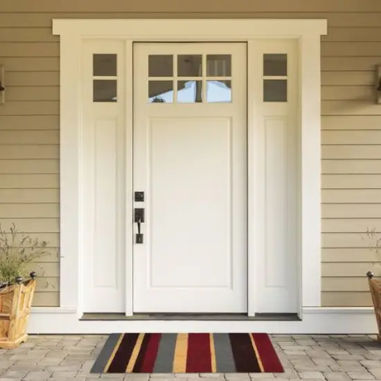 DII&reg; Multicolor Stripe Doormat {4}