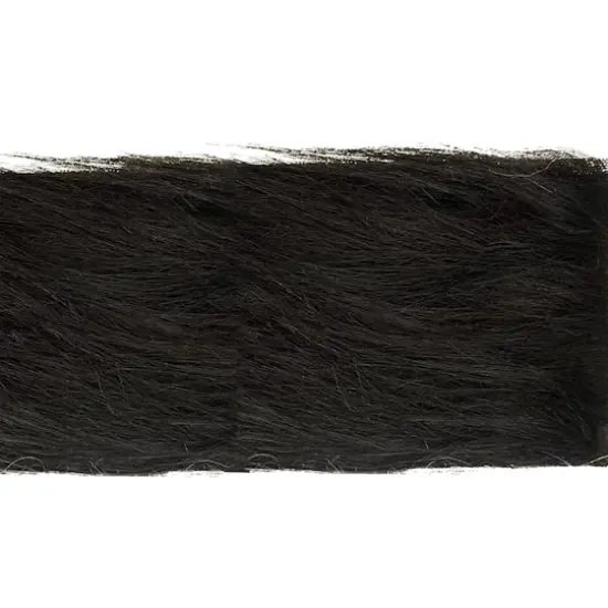 4" Faux Fur Trim by Celebrate It&reg; Black {1}