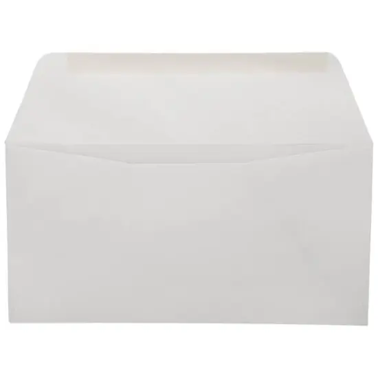 JAM Paper White #16 Commercial Envelopes with Wallet Flap {3}