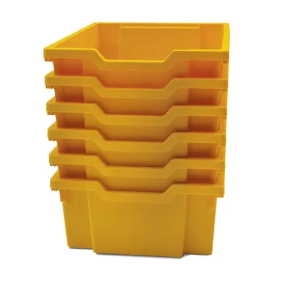 Gratnells Deep F2 Tray, 6ct. Sunshine Yellow {1}