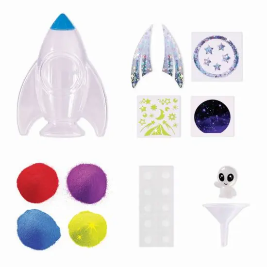 Creativity for Kids&reg; Rocket Glow in the Dark Sand Art {3}