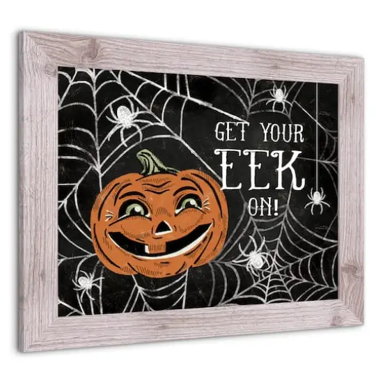 Get Your Eek On 16" x 20" Western White Framed Print {3}