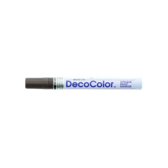 Decocolor&trade; Broad Paint Marker Dark Brown {3}