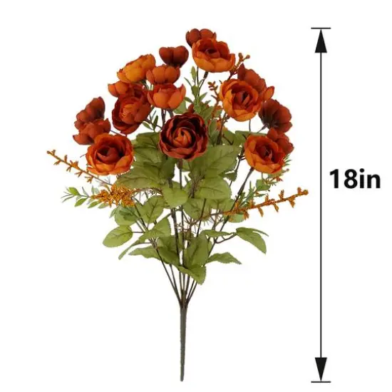 18" Orange Ranunculus Deluxe Bush by Ashland&reg; {4}
