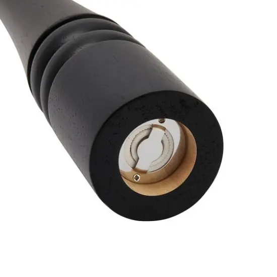 Hello Honey&reg; Matte Black Modern Wood Salt & Pepper Mill {3}