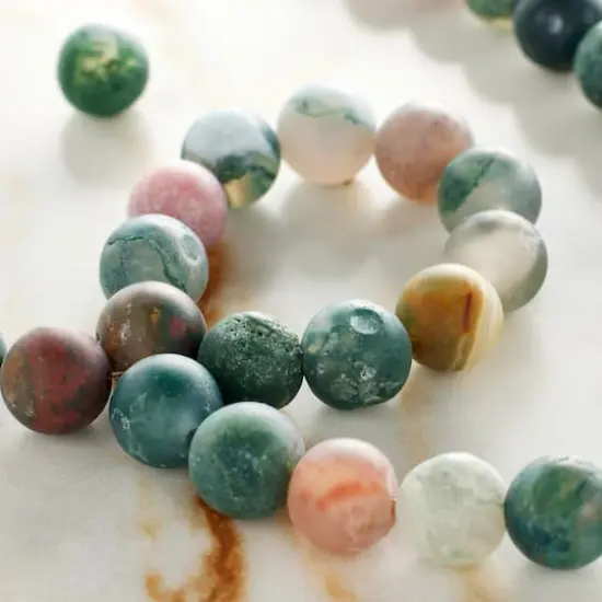 Multicolor Fancy Jasper Round Beads, 8mm by Bead Landing&trade; {3}