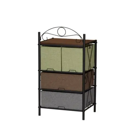 Household Essentials Victoria 32" 4-Drawer Dresser Multi {6}