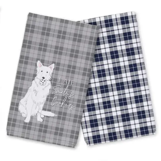 I Ate Santa's Cookies Tea Towels - Set of 2 {1}