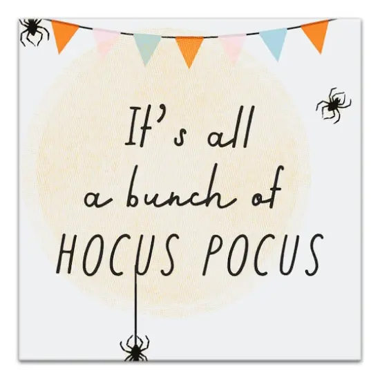 Bunch Of Hocus Pocus Canvas Wall Art {1}