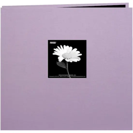 Pioneer® Book Cloth Cover Post Bound Album, 12" x 12" Misty Lilac {1}