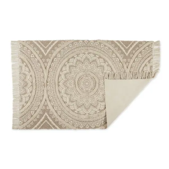 DII&reg; Printed Natural Hand-Loomed Shag Rug, 4ft. x 6ft. Stone {4}