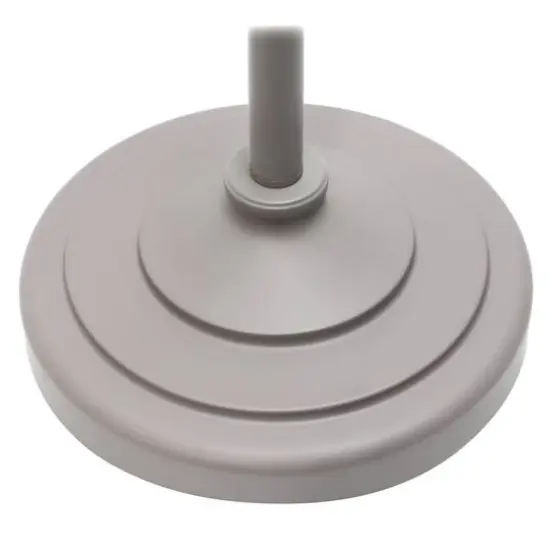 Lalia Home Gray Traditional Table and floor Lamp Set {8}