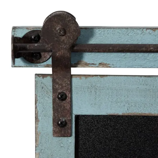 Blue Wall Mounted Chalk Board {4}