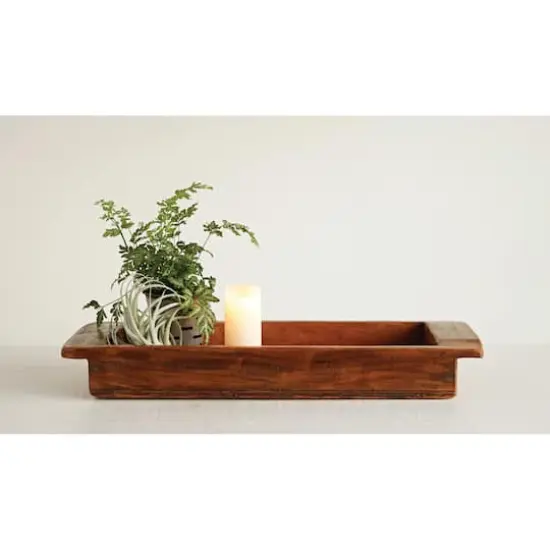 Hello Honey&reg; 24.5'' Found Wood Trug {8}