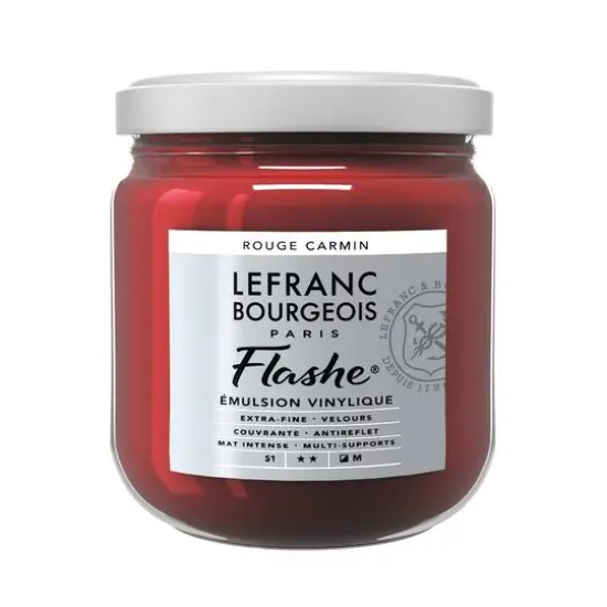 Lefranc & Bourgeois Flashe® Matte Artist's Color, 400mL Carmine Red {1}