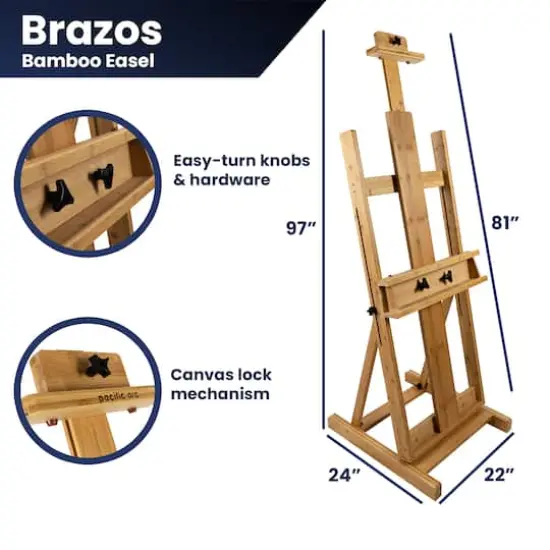 Pacific Arc Brazos H-Frame Studio Easel {3}