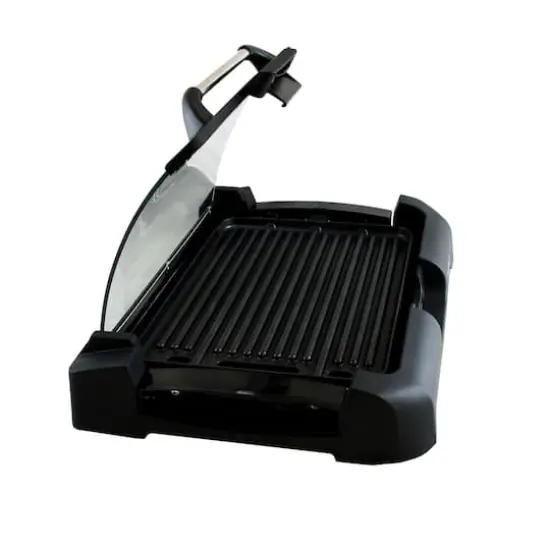 Megachef Reversible Indoor Grill & Griddle With Removable Glass Lid {1}