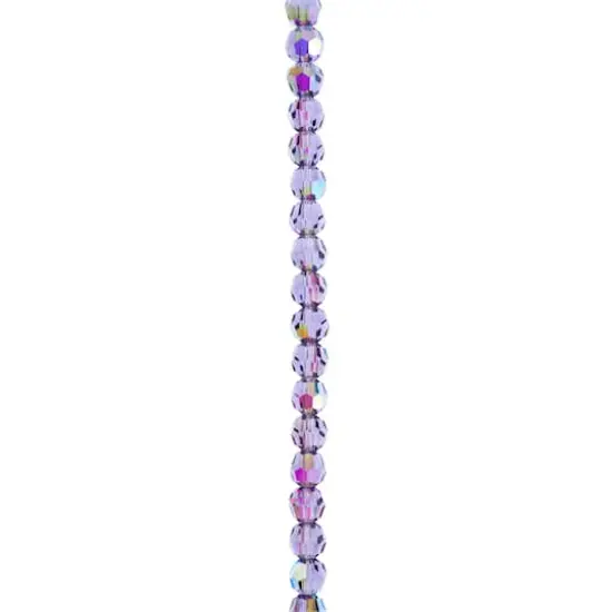 Preciosa Glass Crystal Round Beads, 4mm by Bead Landing&trade; Tanzanite AB {1}