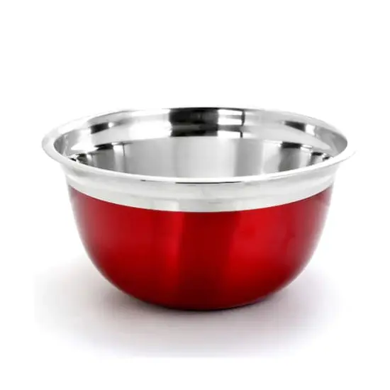 Oster Rosamond Red Stainless Steel Mixing Bowl Set {3}