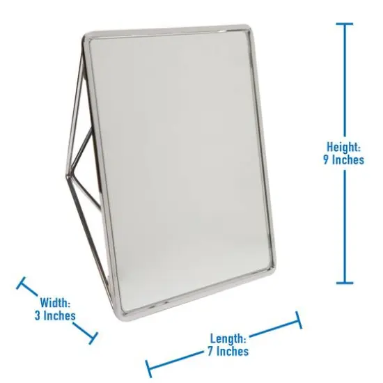 Home Details Chrome Geometric Vanity Mirror {6}