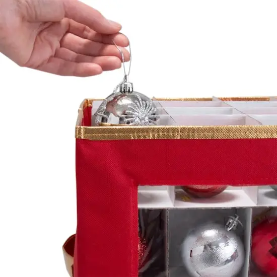 Simplify Small Ornament Storage Box with See-Through Window {4}