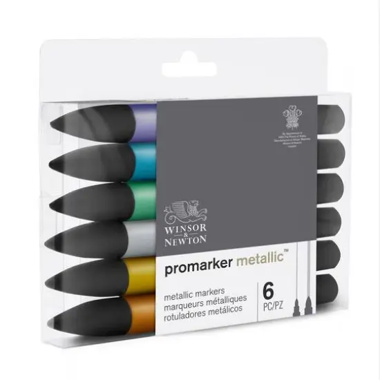 Winsor & Newton&trade; ProMarker Metallic&trade; Marker Set {4}