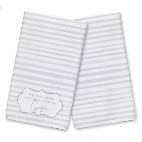 The Best Moms Get Promoted to Gigi Tea Towel Set {1}
