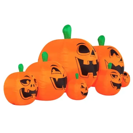 8ft. Inflatable Halloween Pumpkin Patch {3}