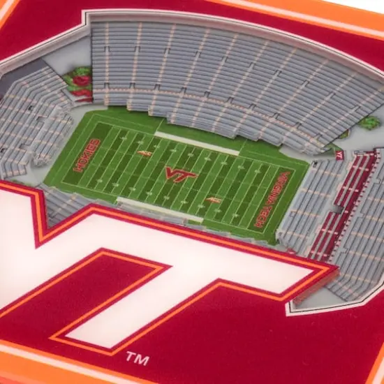 NCAA 3D StadiumView Coasters Virginia Tech Hokies {5}