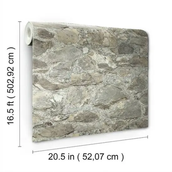 RoomMates Weathered Stone Peel & Stick Wallpaper {8}