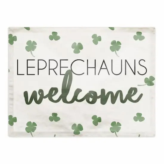 Leprechauns Welcome Poly Twill Placemat {1}