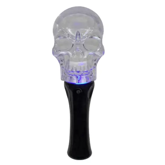 9" LED Transparent Multi-Function Halloween Skull Light {1}