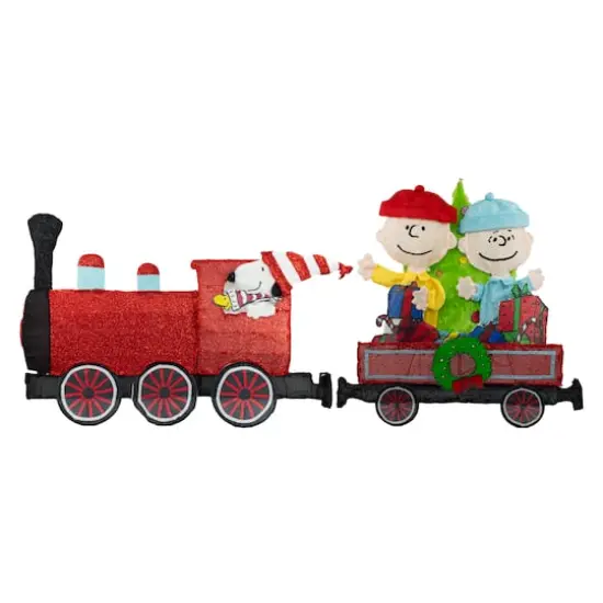 Peanuts&reg; 2-Piece 2D Pre Lit Train Yard Art Set {5}