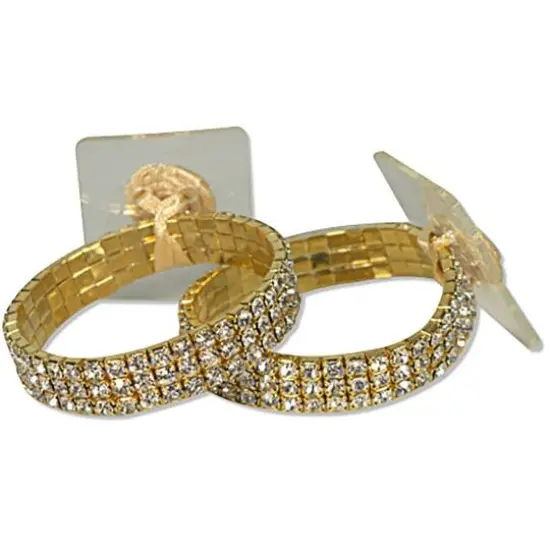 JAM Paper Princess Flower Bracelet, 2ct. Gold {2}