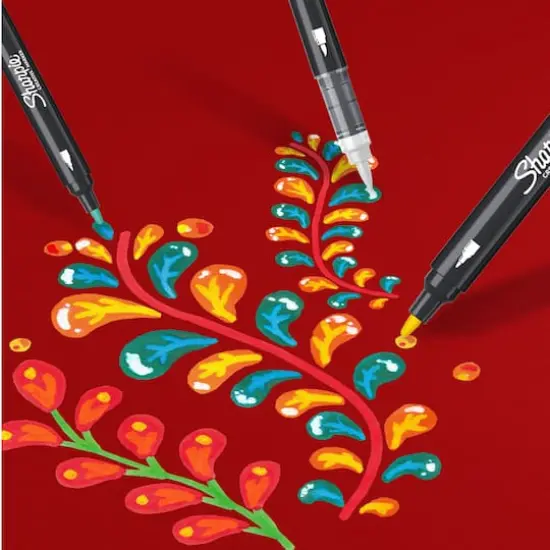 Sharpie&reg; 12 Color Brush Tip Creative Markers {7}