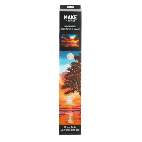 Sunset Palms Diamond Art Kit by Make Market&reg; {4}