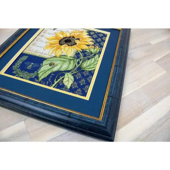 LetiStitch Sunflower Melody Counted Cross Stitch Kit {11}
