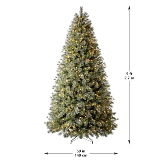 9ft. Pre-Lit Jackson Fir Artificial Christmas Tree, Warm White LED Lights by Ashland&reg; {8}